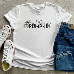 Hey there Pumpkin Shirt, Pumpkin Shirts, Funny Shirts, Shirt for Women, Pumpkin Lover, Fall Shirt, Halloween Tees, Boho Halloween Shirt