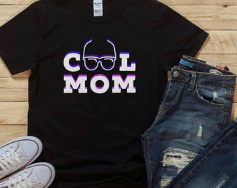 Cool Mom Shirt, Gift for New Mom, New Mom Shirt, Motherhood Shirt, Funny Mom T-Shirt, Cute Mom Tee, Funny Mom Shirt, Cute Mom Shirt, Mom Tee
