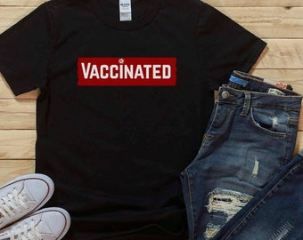 Vacunado, Camisa vacunada, Miembro orgulloso de la camiseta del club vacunado, Camisa de cuarentena, Camisa en cuarentena, Camisa vacunada para mujeres