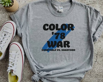 Color War '78 Shirt, Subtle Camp Nightwing T Shirt, Fear Street Shirt, Vintage Horror Movie Tee, Youth Camp T-Shirt, Old school 1978 Shirt
