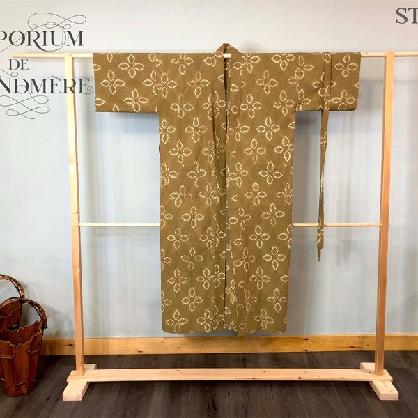 Hand Tie Dye Handmade Unisex Vegan Organic Cotton Kimono Sustainable Dressing Gown, Bridesmaid Bridal Bath Robe, Hanfu Maternity Wraparound