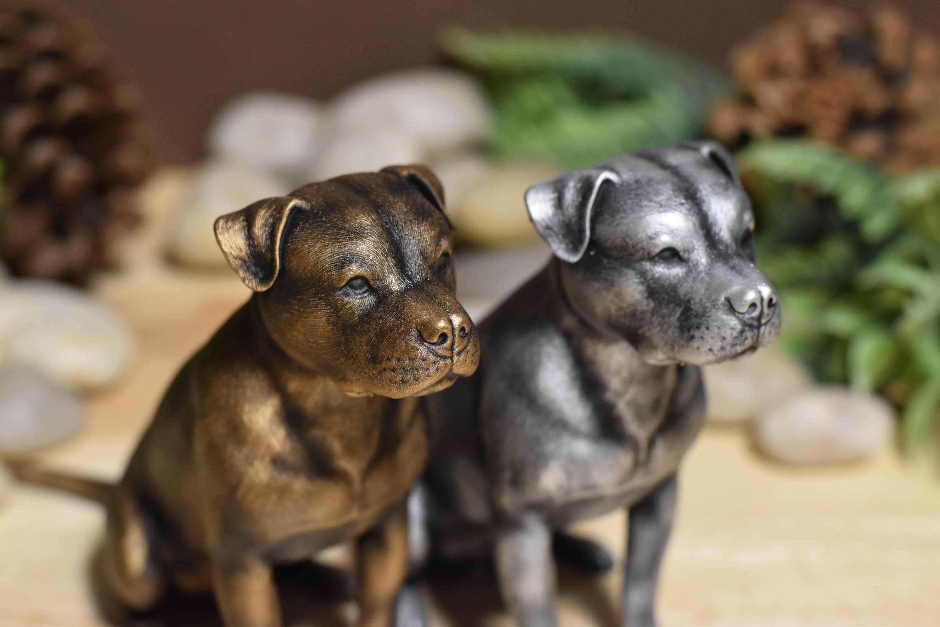 Realistic PitBull Statue - High-Quality Dog Lover Decor And Gifts - Perfect Pet Model for Home Decor & Collectors