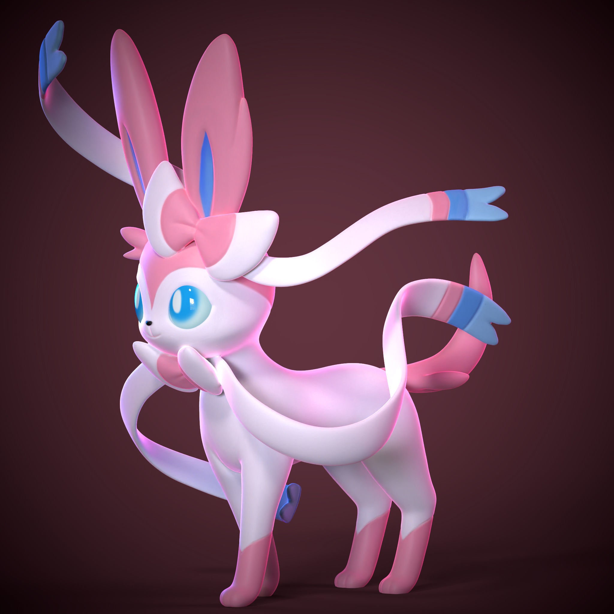 3D Print of Eevee(Pokemon) by Justintimeprop