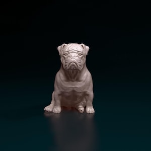 English Bulldog Sculpture | Handmade Dog Figurine, Unique Pet Art, Perfect Gift for Bulldog Lovers & Collectors