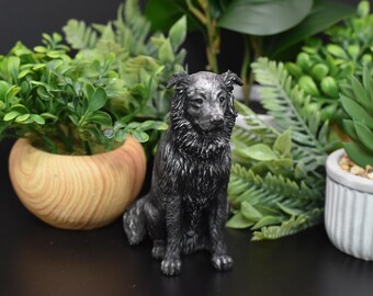 Handgemaakt standbeeld van een retriever – sculptuur hond gedenkteken, woondecoratie