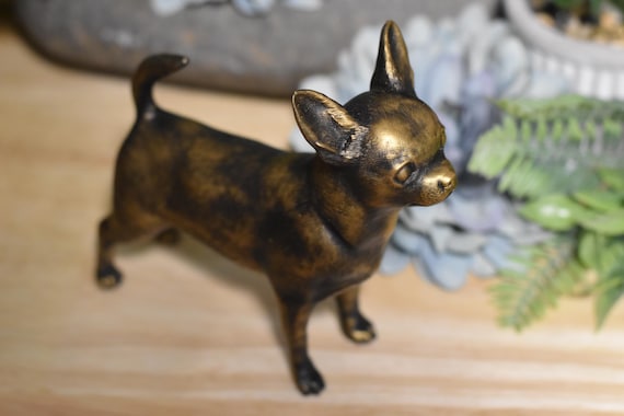 チワワの像 | 装飾的な犬の置物、室内装飾 - Etsy 日本