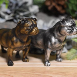 American Bully Figurine, American Bully Dog Gift, American Bully Gift, American Bully Owner, Gift For Dog Owner, Dog Lover Gift