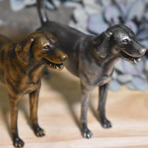 American Foxhound, Figurine - Detailed Standing Dog Sculpture - Unique Animal Lover Gift - Custom Pet Decor
