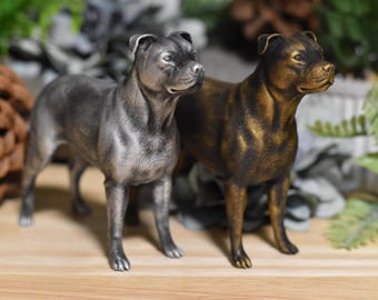 Pitbull Standing Statue High Quality Pitbull Model for Dog Lovers