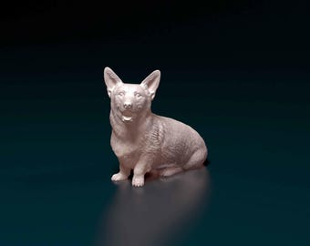 Pembroke Welsh Corgi Statue | Collectible Dog Figurine