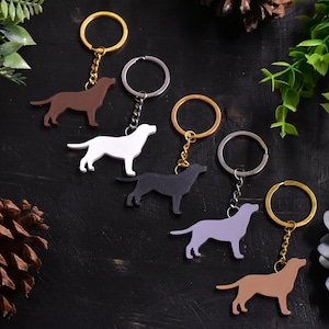 Llavero de Labrador Retriever: ¡el regalo y adorno perfecto para los amantes de los perros! Accesorios de llavero bonitos y duraderos.
