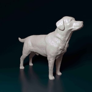 Handcrafted Labrador Dog Statue: Perfect Pet Memorial & Home Decor Gift, Unique Animal Lover&#39;s Sculpture
