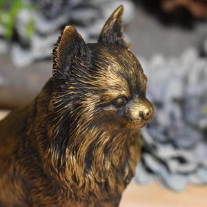Chihuahua Long Hair Sitting Figurine, Chihuahua Dog Gift, Chihuahua Gift, Chihuahua Owner, Gift For Dog Owner, Dog Lover Gift