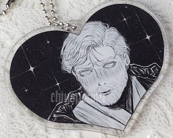 Portachiavi a forma di cuore da 3" di Star Wars ROTS Obi-Wan Kenobi