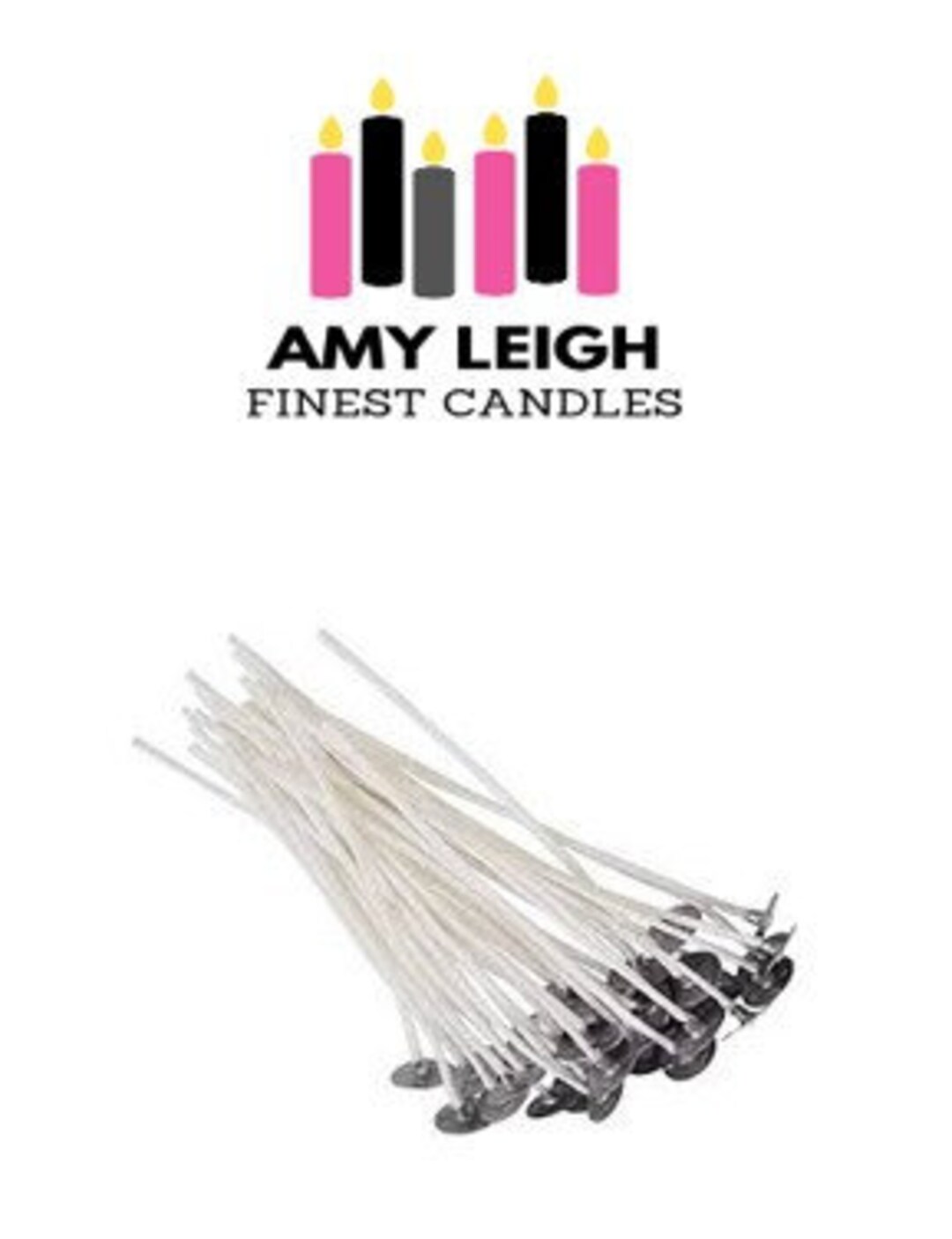 Pre Waxed Candle Wicks With Sustainers Candle Making 15cm / 150mm Etsy UK