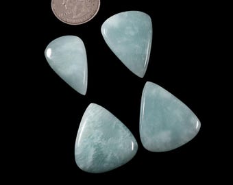 LARIMAR Cabochon Wholesale Lot..Wholesale Cabochons Lot.. 4 pieces Lot...... Good Quality...