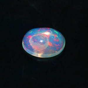 Cabochon di opale di fuoco Welo, cabochon di opale, cabochon di opale etiope naturale, pietra preziosa sciolta, pietra portafortuna di ottobre, dimensioni ovali 11X9X5 MM Ct.2.75