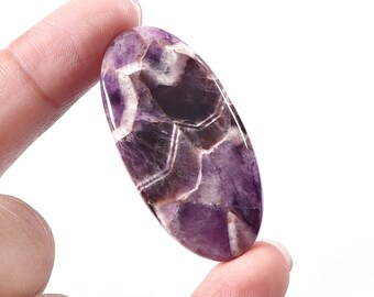 Ct 60.00 Chevron Amethyst Stone - Brazilian Amethyst - Polished Crystal - Chevron Amethyst