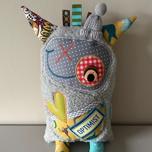 Happy Scrappy Monster, comforter, worry eater, encourager