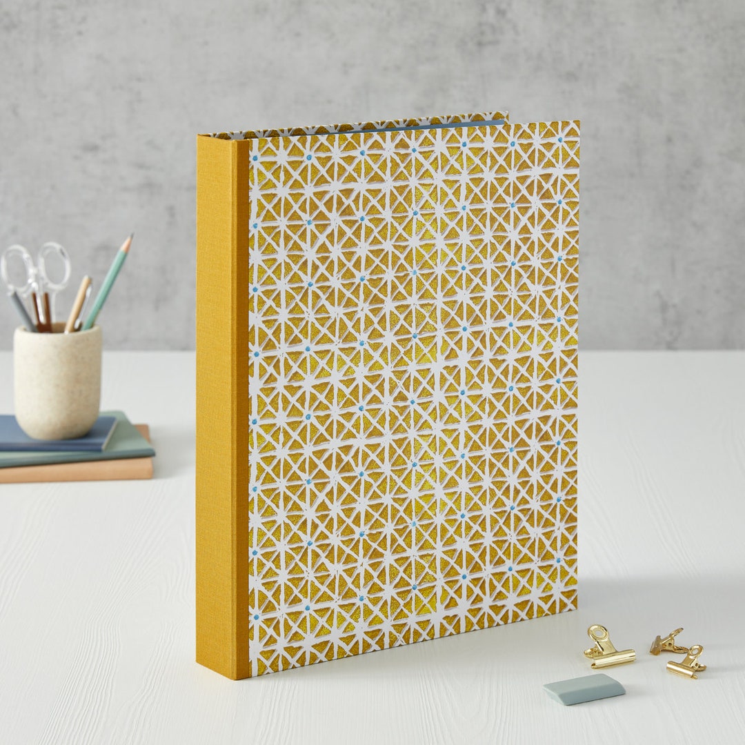 A4 Yellow Ring Binder Essentials Etsy