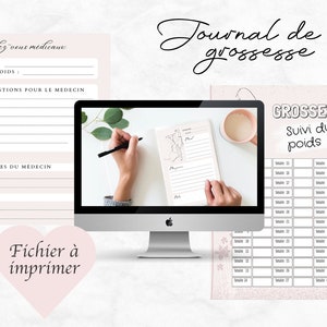 Diario de embarazo, Planificador de embarazo, Regalo de embarazo, Regalo de nacimiento, Diario de bebé, Libro de embarazo