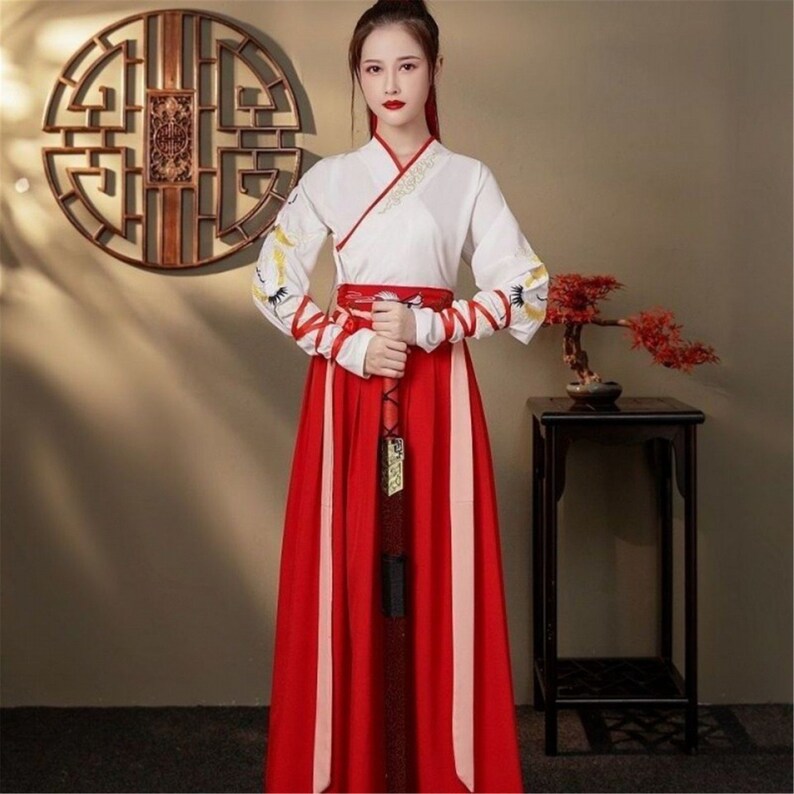 Chinesisches Hanfu Kostüm - Traditionelles Schwertmann Outfit Für Cosplay