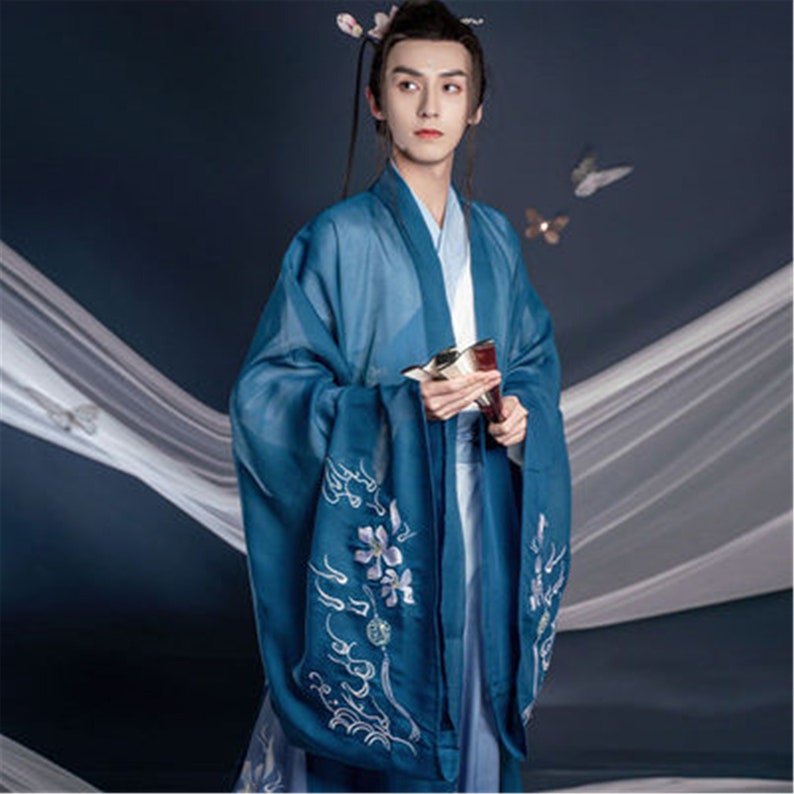 Chinese Traditional Costumes Hanfu Men Hanfu Scholar - Etsy