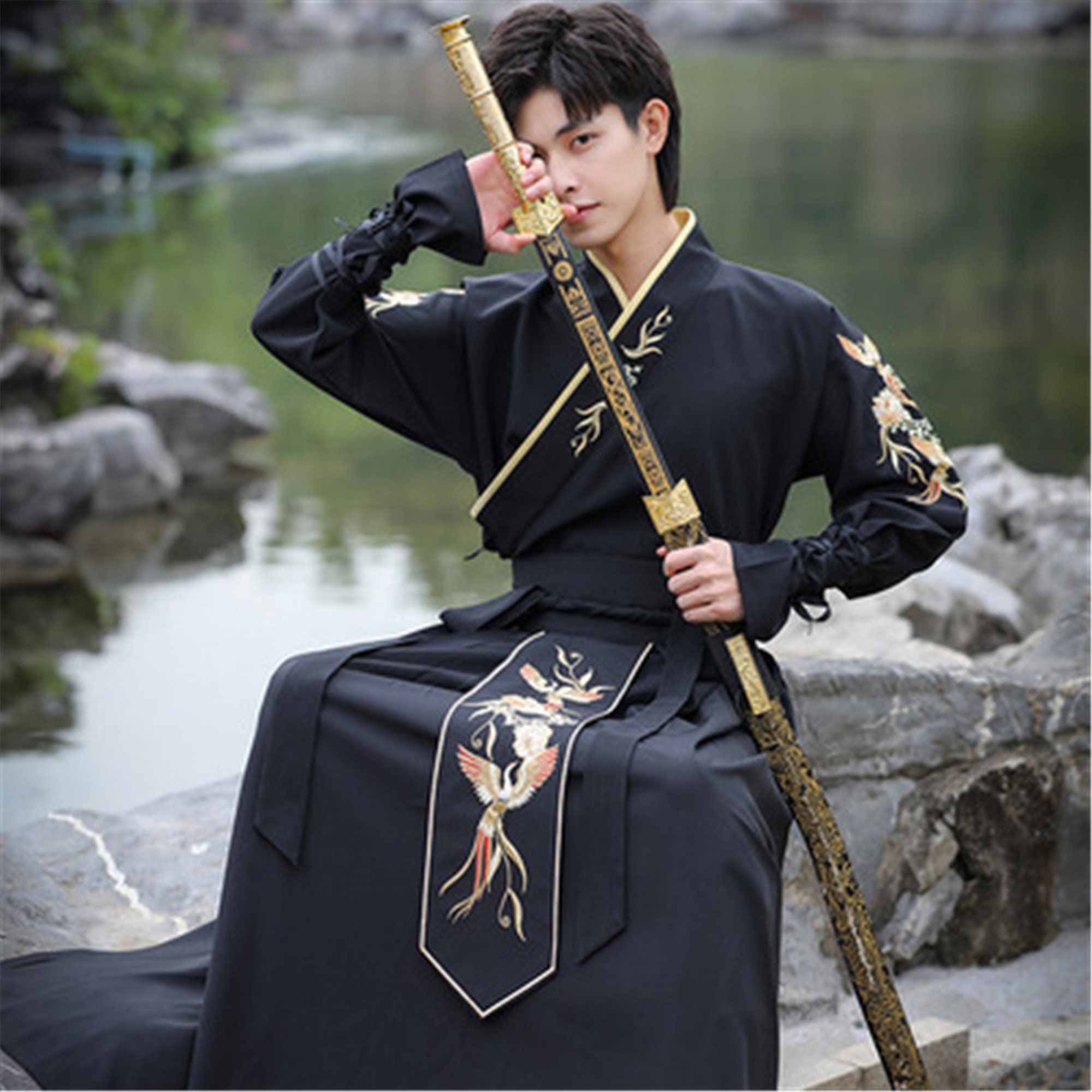 Traditional Chinese Clothing Men - Etsy UK