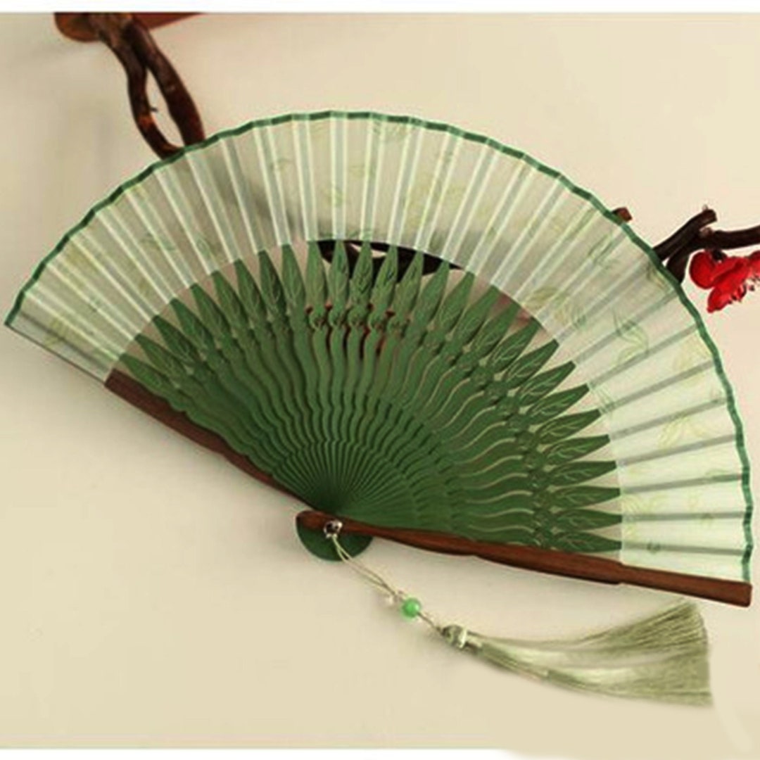 5.8 Inch Fans, Retro Folding Fans, Folding Hand Fans, Bamboo Silk Fans