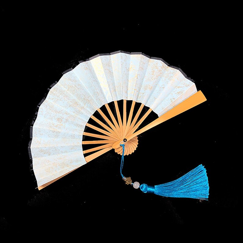 4inch Mini Folding Fan Portable Folding Fan Rice Paper Etsy