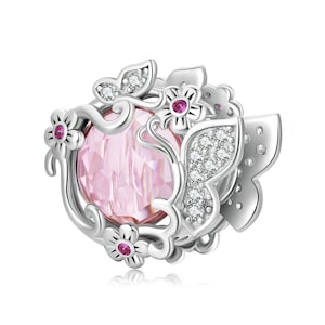 Charm for Bracelet, Beautiful Butterfly Charm,  925 Sterling Silver Charm Fits Pandora Bracelet Necklace