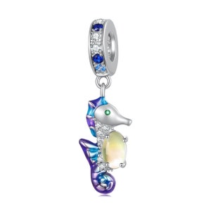 Pandora, Jewelry, Pandora Snake Bracelet W Underwater Sea Mermaid Theme  Emerald Charms Jewelry