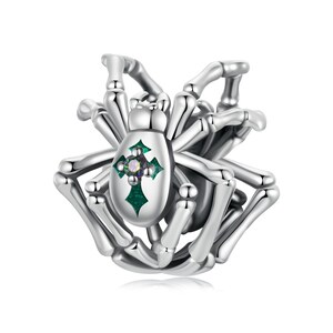 Mystische Spinne Charm, Anhänger für Armband, 925 Sterling Silber Charm passen Pandora Armbänder, Geschenk für Sie
