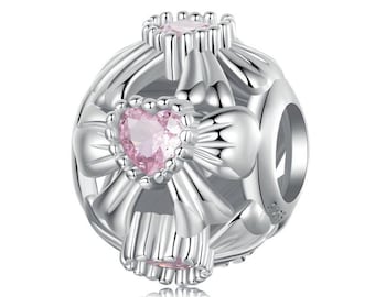 Bogen Bead Charm, Anhänger für Armband, 925 Sterling Silber Charm Fit Pandora Armbänder, Geschenk für Sie