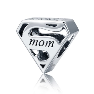 Mother&#39;s Day Bracelet Charm Handmade DIY Charm 100% Genuine 925 Sterling Silver Fits Pandora Bracelet Necklace SCC429