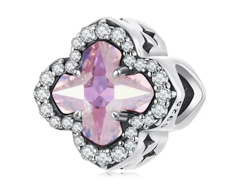 Dije de cruz de fe, dije para pulsera, dije de plata de ley 925, regalo para ella