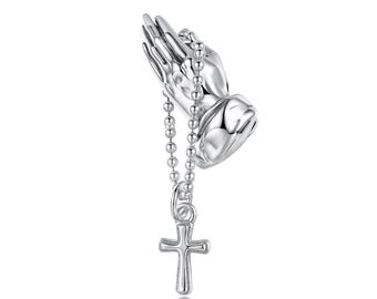 Charm de fe, Charm para pulsera, Charm de plata de ley 925, Regalo para ella
