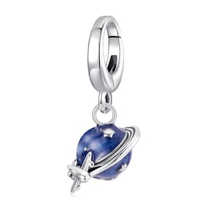 Dije de viaje mundial, dije para pulsera, dije de plata de ley 925 compatible con pulseras Pandora, regalo para ella