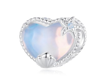 Verträumter Ozean Charm, Charm für Armband, 925 Sterling Silber Charm für Pandora Armbänder, Geschenk für Sie
