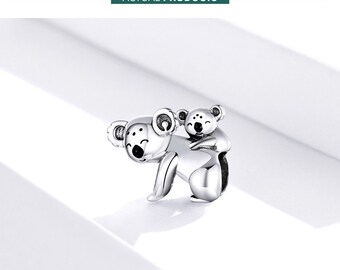 FGT Women Girls Koala Charm for Bracelets Necklaces Pendants