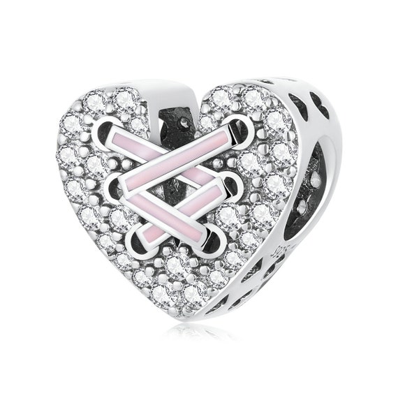 Charm for Bracelet Corset Heart Charm 100% Genuine 925 -   Pandora  bracelet charms, Pandora bracelet, Pandora charms pink