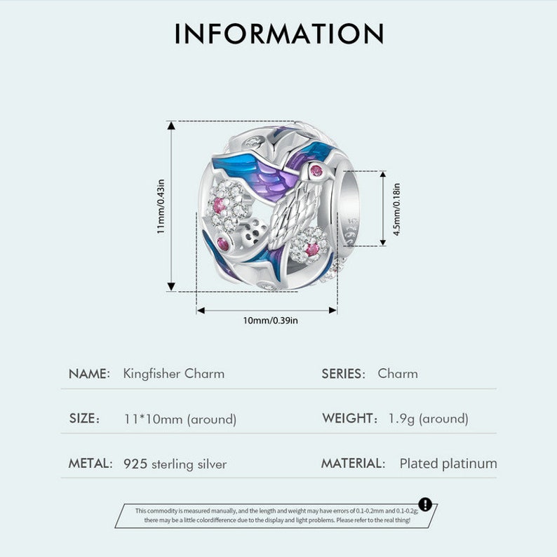 Kingfisher Charm, additional image 4