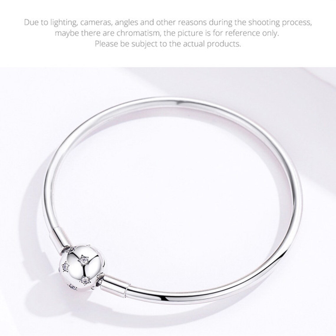 Charm Bracelet Pandora Moment Style Star Snake Chain Etsy