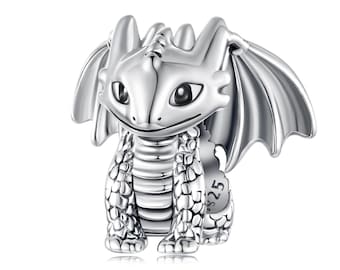 Flying Dragon Charm, for Pandora Charm Bracelet, Charms for
