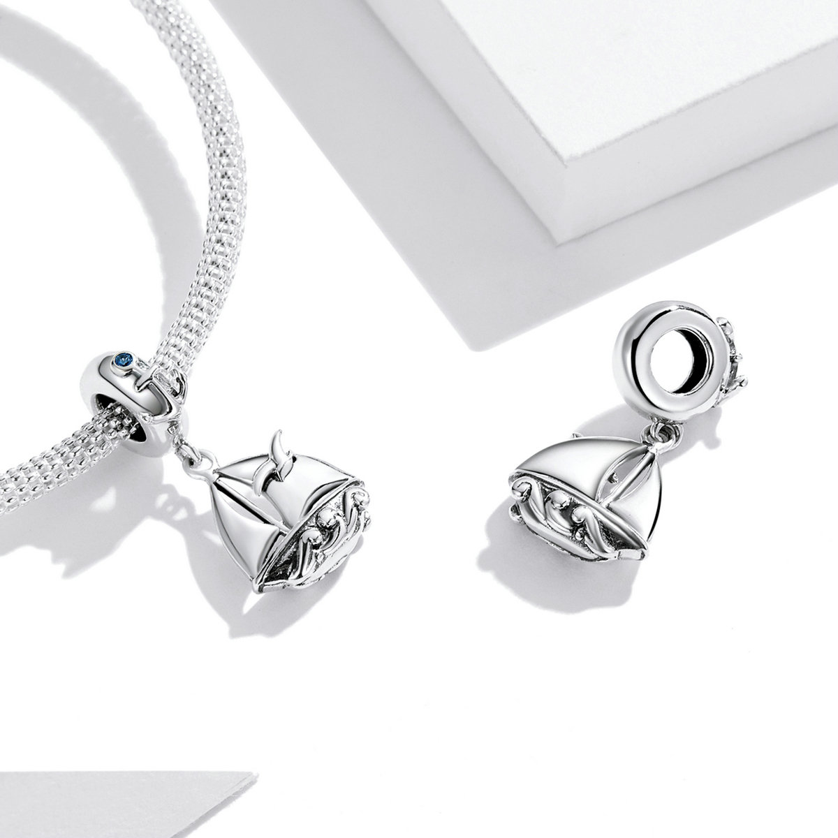 Ciondolo in argento Sterling 925 per braccialetti e collane da