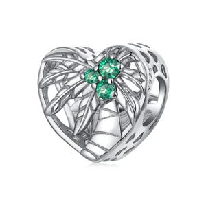 Summer Beach Charm, Charm for Bracelet, 925 Sterling Silver Charm Fit Pandora Bracelets, Gift for Her