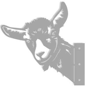 Plasma Cuttable &quot;Peek A Boo Goat&quot;