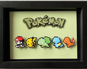 Pokemon Pixel Art Etsy Pokemon Pixel Art Etsy