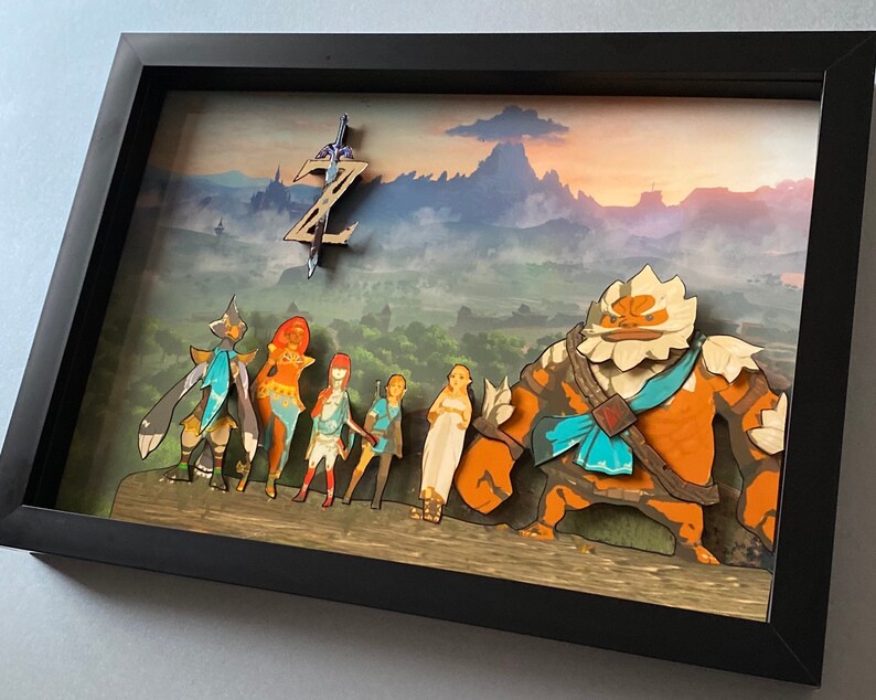 Legend of Zelda Breath of the Wild 3D Art