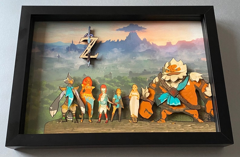 Legend of Zelda Breath of the Wild 3D Art